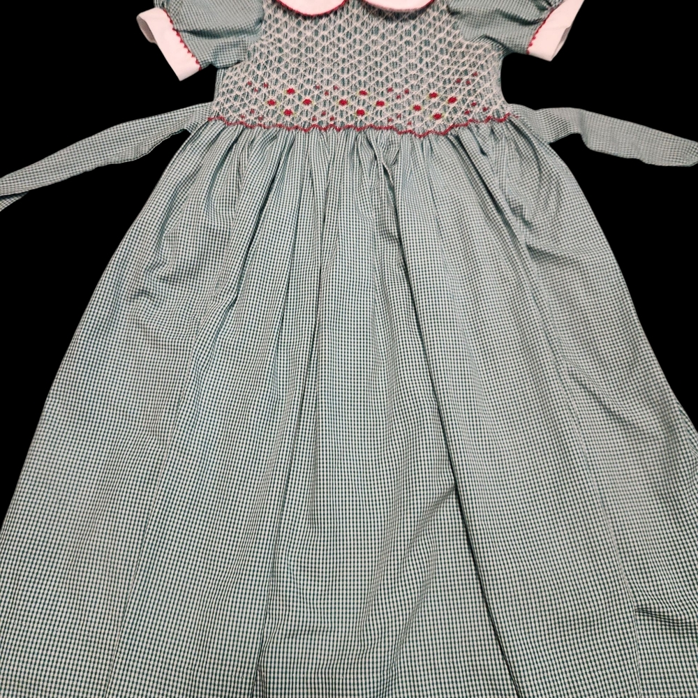 Mini Kids Formal Smocked Dress Size 5 - Picture 2 of 5